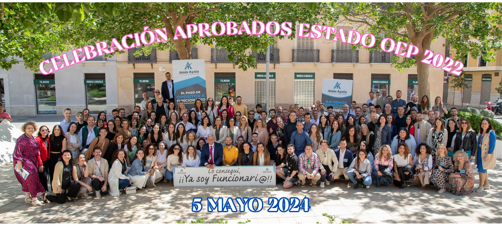 Celebración de aprobados de Técnico Auxiliar de Informática del Estado