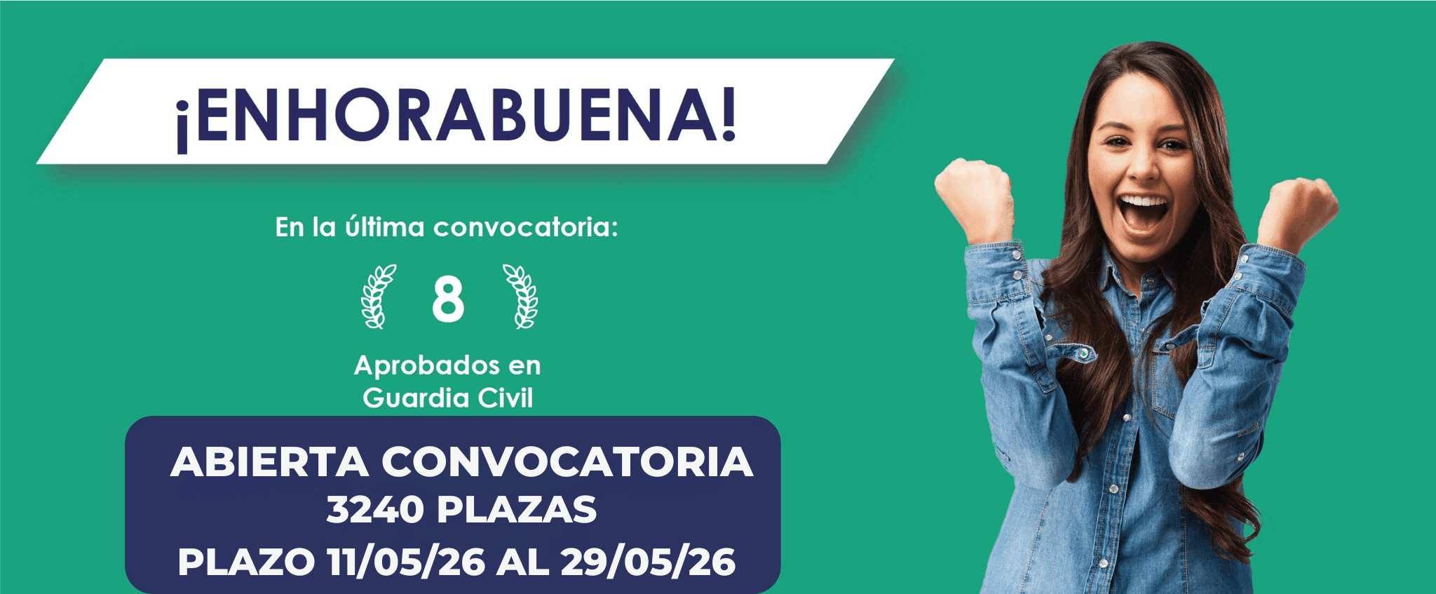 Enhorabuena Guardia Civil 2026 - 3.240 plazas